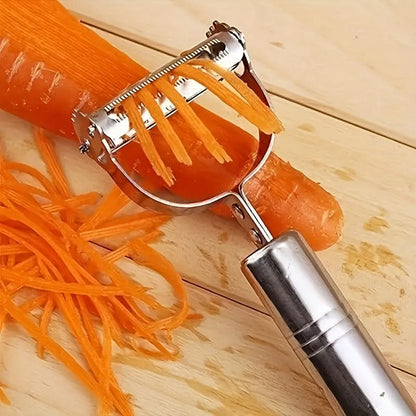 SLICEFLEX – Stainless Steel Vegetable Peeler & Julienne Slicer