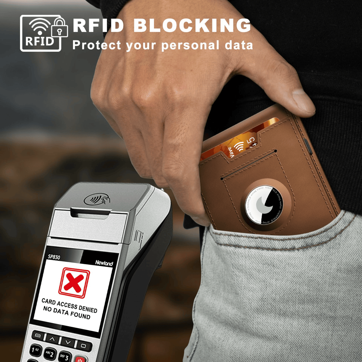 Minimalist Wallet | Slim Aluminum Money Clip with RFID Protection | Stylish Card Holder for Everyday Convenience