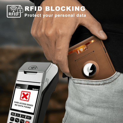 Minimalist Wallet | Slim Aluminum Money Clip with RFID Protection | Stylish Card Holder for Everyday Convenience
