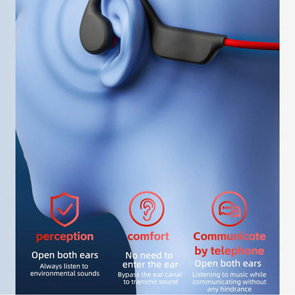 Bone Conduction Swim Headphones with 32GB Storage & IPX8 Waterproof Rating for Pool Training, Open Water Swimming, Running & Cycling