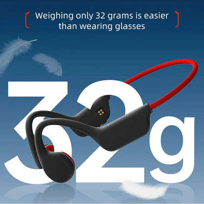 Bone Conduction Swim Headphones with 32GB Storage & IPX8 Waterproof Rating for Pool Training, Open Water Swimming, Running & Cycling