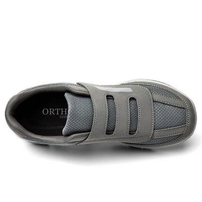 Adjustable Diabetic Shoes with Wide Hook-and-Loop Straps for Swelling Relief | Extra-Wide Fit Orthopedic Walking Shoes for Sensitive Feet