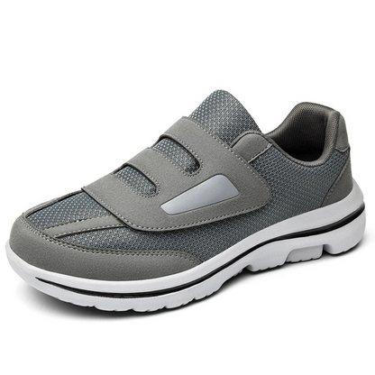 Adjustable Wide-Fit Comfort Shoes for Swollen Feet & Diabetic Care with Hook-and-Loop Straps