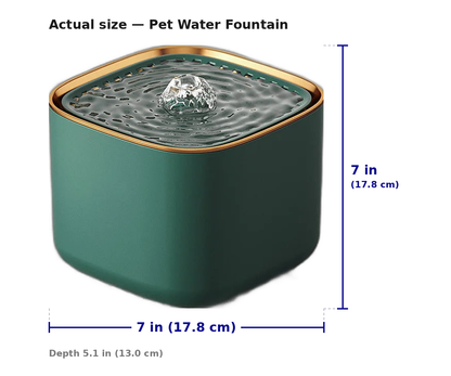 Cat Water Fountain, Dog Water Fountain with 3L Capacity, Ultra Quiet Pet Water Fountain with Adjustable Flow