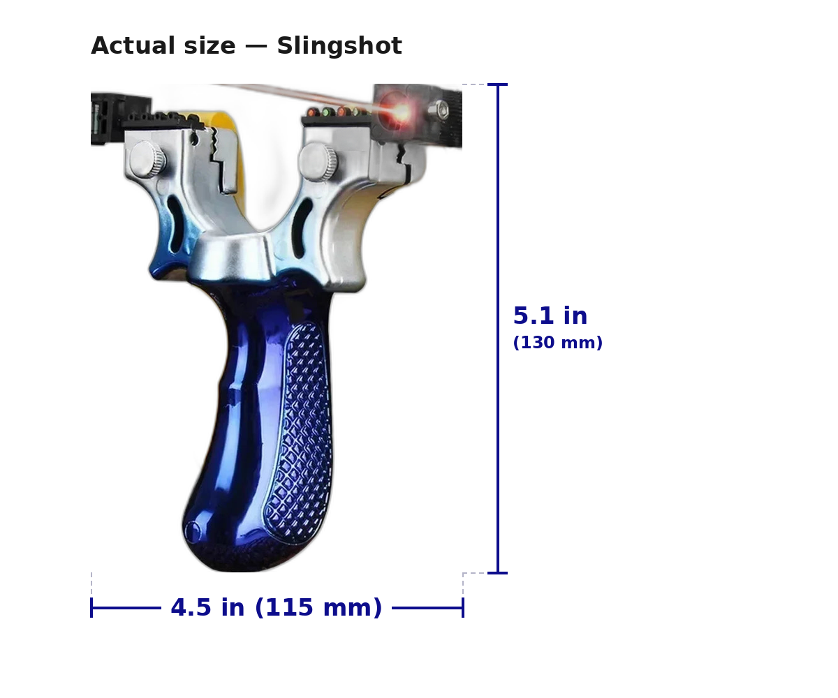 Slingshot with Laser Sight for Adults, Professional Hunting Slingshot with Anti Slip Grip, Wrist Rocket Slingshot
