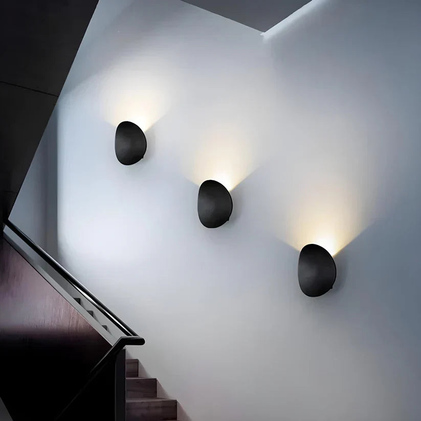 LED Wall Sconce – Round Aluminum Disk Light, 7W Modern Fixture for Bedroom, Hallway, Living Room & Office