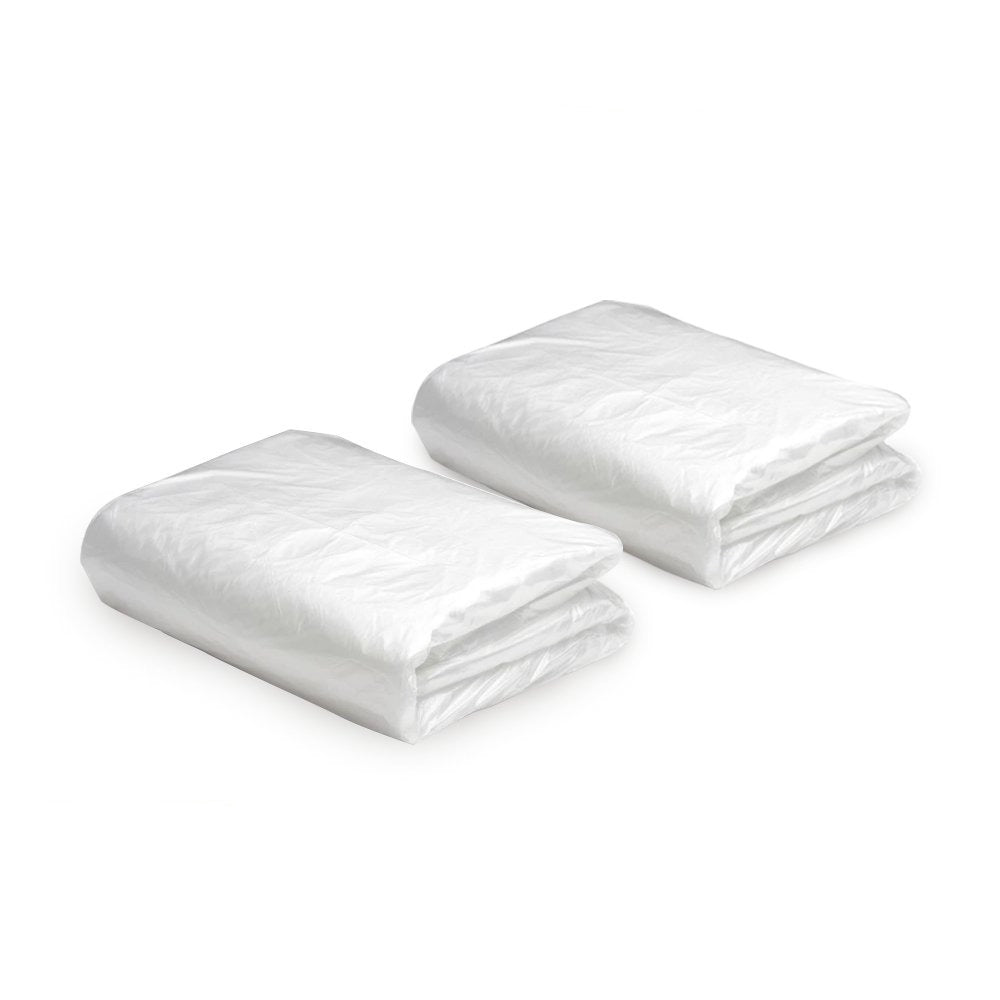 Single-Use Foot Bath Basin Liners for Spa & Pedicure – 90-Count Clear Plastic Tub Covers for Home Salon & Professional Use