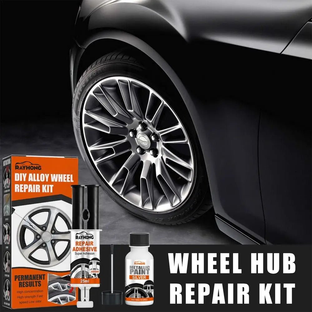Metal Wheel Touch-Up Repair System for Scratched & Scuffed Car Rims – Restore Finish on Aluminum, Steel & Chrome Wheels at Home