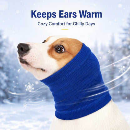 Ortekor Dog Calming Head Wrap for Thunder, Fireworks & Cold Walks - Soft Ear Coverage for Stressful Moments