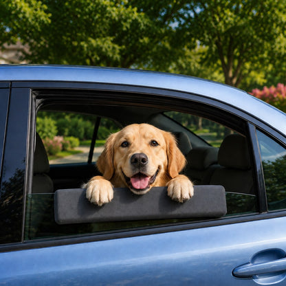 Ortekor Dog Car Window Chin Rest Cushion - Soft Door-Edge Pillow for Road Trips & Daily Rides