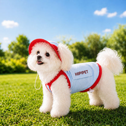 Ortekor Dog Cooling Vest and Sun Hat Set – Keep your dog cool and comfortable during hot summer walks.