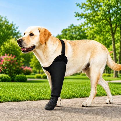 Ortekor Dog Front Leg Protective Sleeve for Recovery & Walks - Helps Reduce Licking