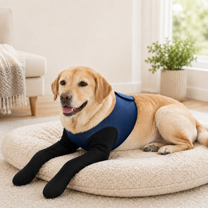 Ortekor PawGuard Dual Front Leg Recovery Sleeves for Dogs - Cone-Free Anti-Lick Protection for Post-Surgery, Scratching & Sensitive Front Legs