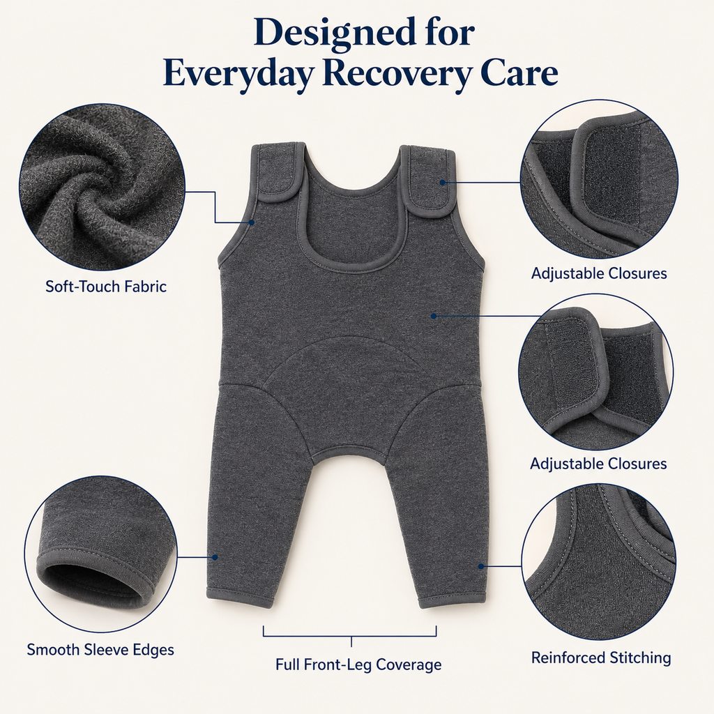Ortekor Dog Front Leg Recovery Suit for At-Home Care - Helps Deter Licking