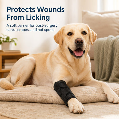Ortekor Dog Leg Recovery Support Brace for Senior Dogs & Post-Surgery Wound Protection - Adjustable Front & Rear Leg Stabilizer