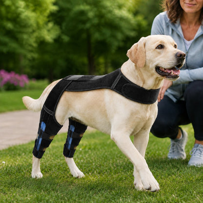 Ortekor Dog Rear Leg Support Harness for Senior Dogs - Dual Hind Leg Mobility Aid for Walking & Standing