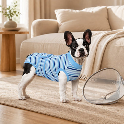 Ortekor Breathable Dog Recovery Suit for Spay & Neuter Recovery, Soft Cone Alternative Onesie to Help Reduce Licking After Surgery