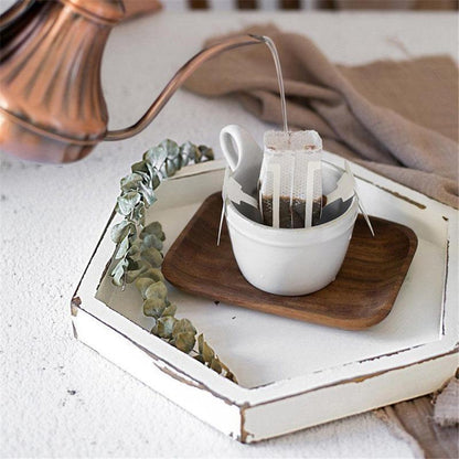 Rustic Wood Tray Set
