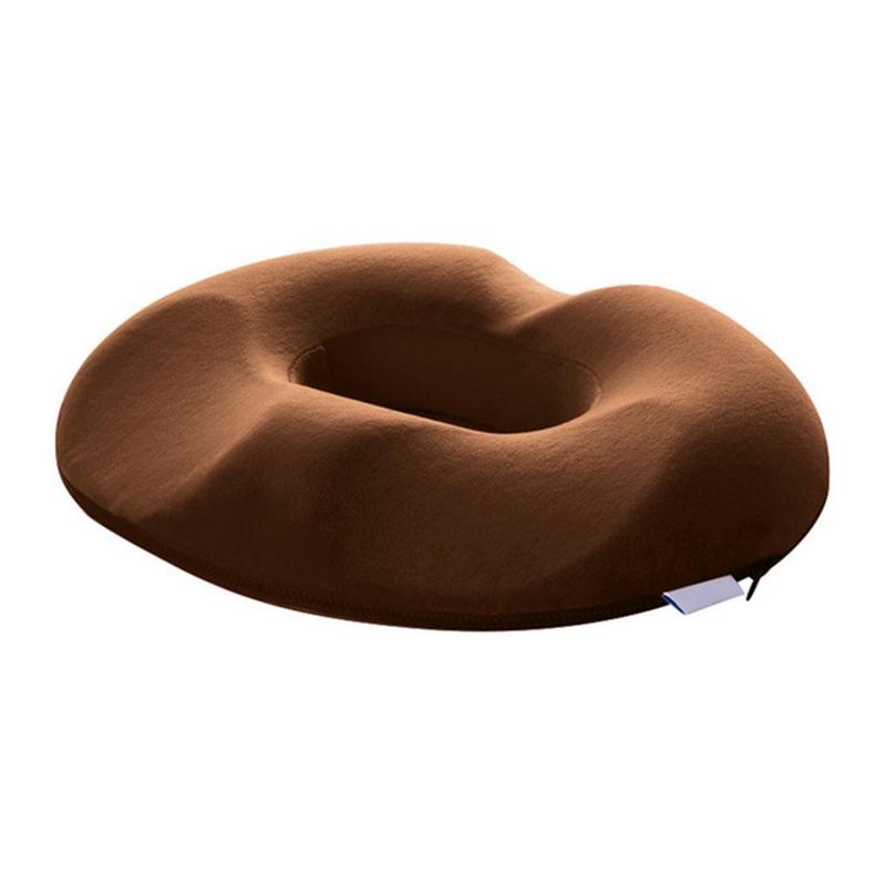 Memory Foam Seat Cushion for Tailbone Pain Relief – Donut Design for Chairs, Cars & Wheelchairs