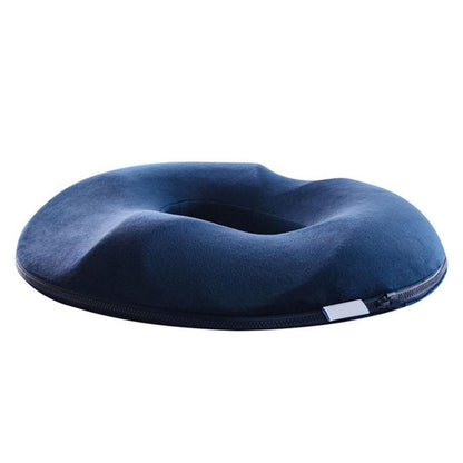 Memory Foam Seat Cushion for Tailbone Pain Relief – Donut Design for Chairs, Cars & Wheelchairs