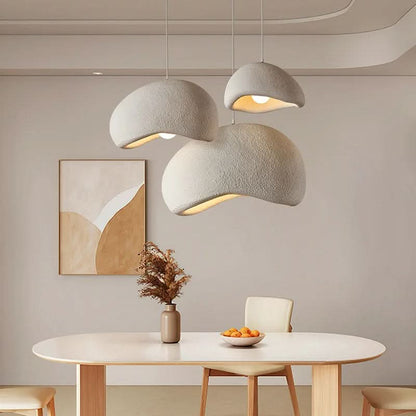 Dome Drop Ceiling Light with Height-Adjustable Cable E27 Socket Dimmable Fixture for Kitchen Island Dining Table