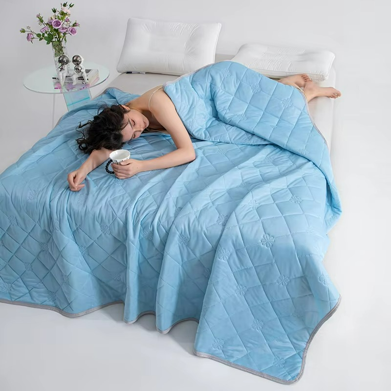 Ortekor Cooling Summer Comforter with Dual-Sided Fabric | Breathable & Soft for Ultimate Comfort