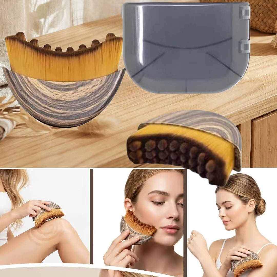 Gentle Face Brush for Skin Exfoliation and Makeup