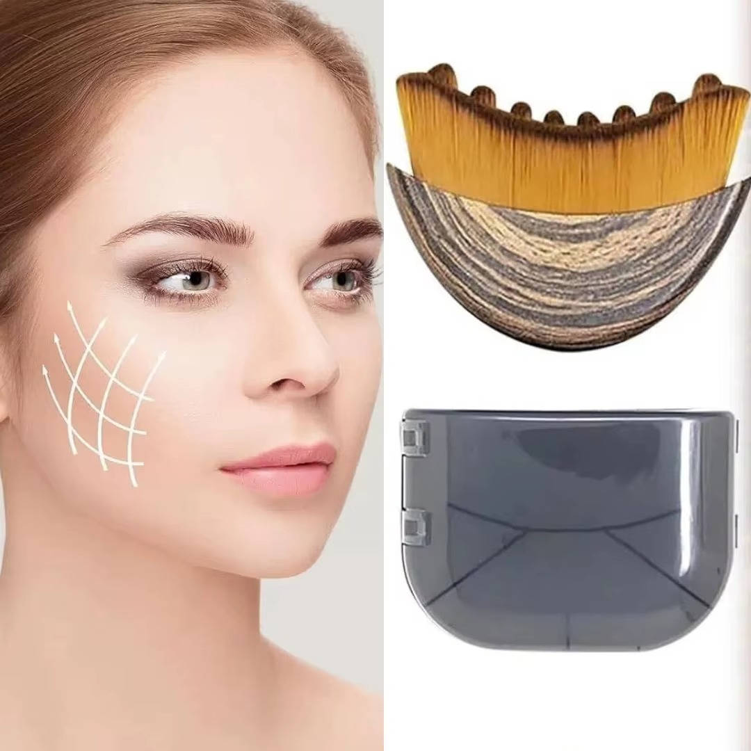 Gentle Face Brush for Skin Exfoliation and Makeup - Ortekor