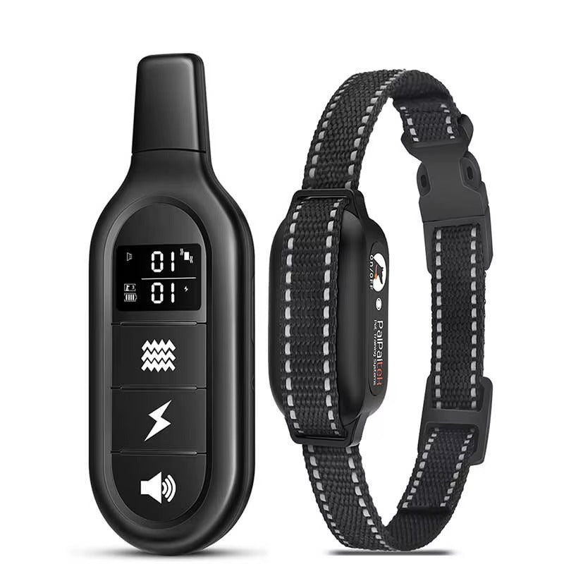 Remote Dog Training Collar with 3300 ft Range, Waterproof Rechargeable System, Vibration Sound & Static Modes for Obedience & Bark Control