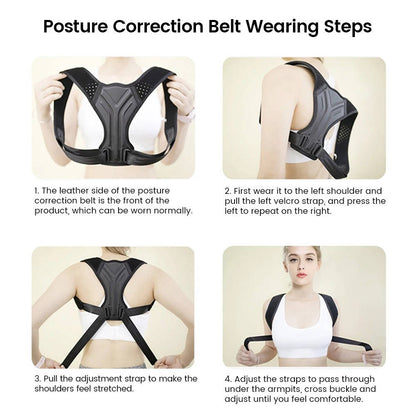 Improved Ergonomic Back Support Brace