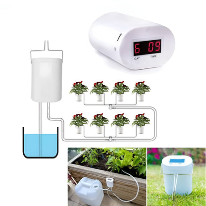 AquaSmart Sprinkler Controller - Rechargeable, Multi-Plant Coverage