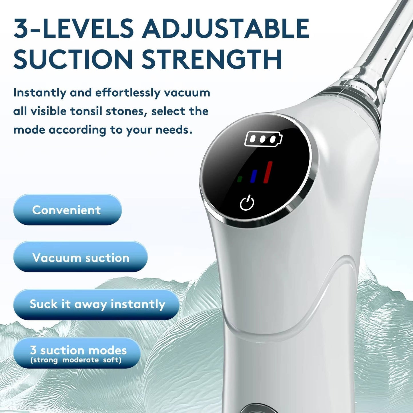 Portable Electric Dental Cleaner with 3 Speed Settings