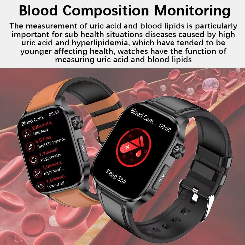 Health Guardian | Smartwatch for Seniors with Vital Signs Monitoring | Bluetooth Connectivity for Peace of Mind