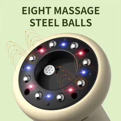 Portable 3 in 1 Massage Vacuum with Heat and LCD
