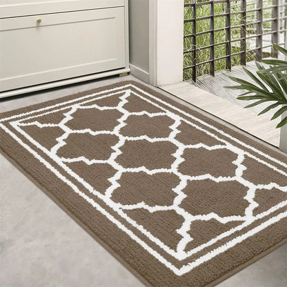 Elegant Entrance Mat | Robust Dirt Absorbing Doormat with Non-Slip Base for Indoor and Outdoor Use