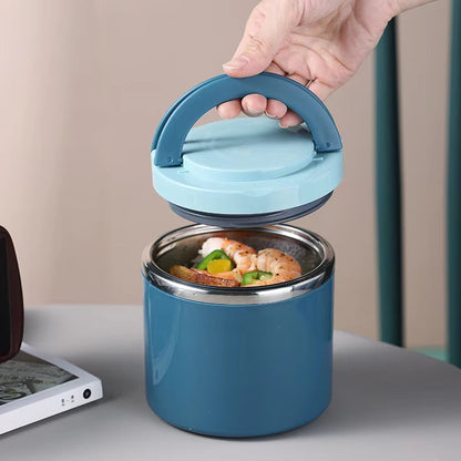 Insulated Food Jar Stainless Steel Leak-Proof Thermal Lunch Container Hot Cold 21 oz 34 oz Wide Mouth for Work School Travel Soup Pasta Rice