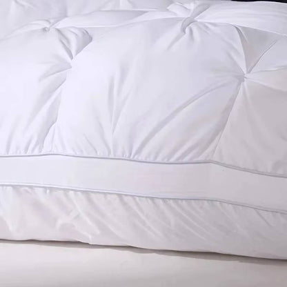 Plush Quilted Bed Pillows Hypoallergenic Fill for Side Sleepers