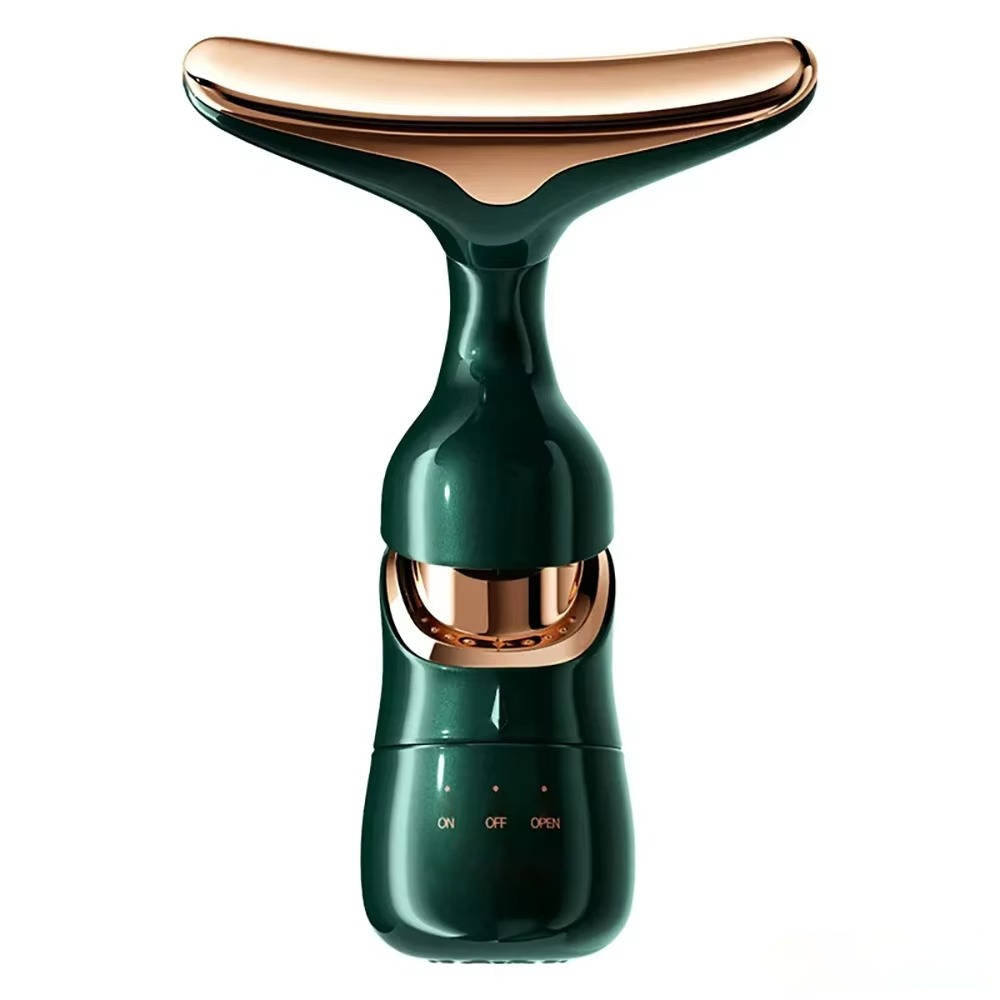 Portable Face Massager with 3 Detachable Tips for Beauty
