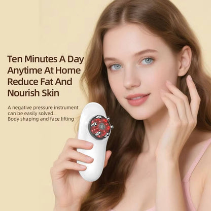 Portable Facial Skin Care Massager with LED and Vacuum