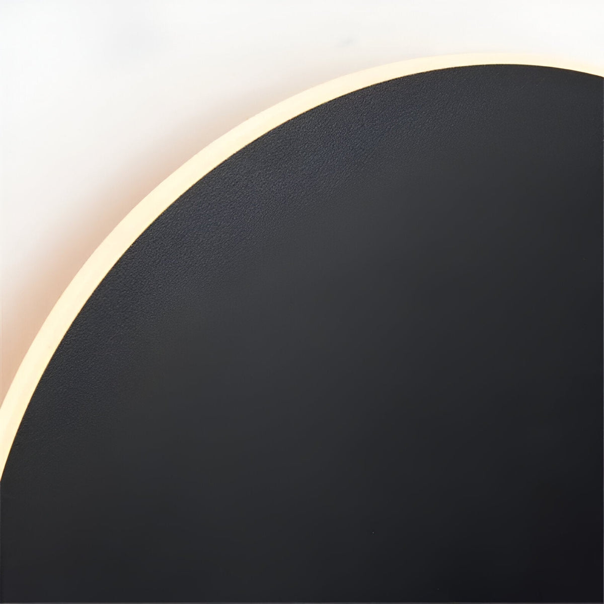 Round LED Sconce 10W Aluminum Fixture 12 Inch Warm White Light for Bedroom Hallway Living Room Modern Minimalist Touch Control or Standard S