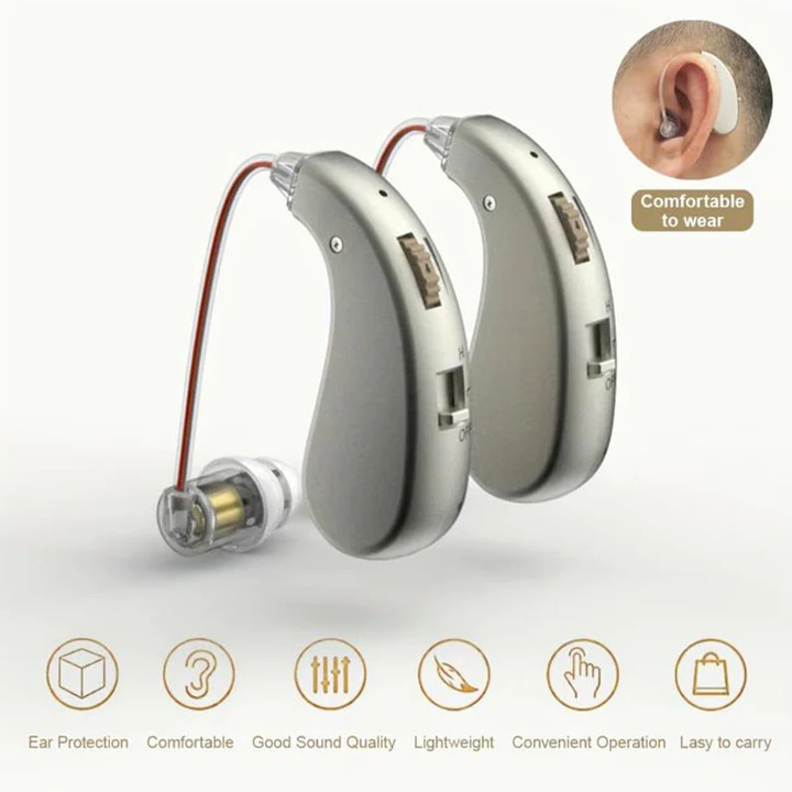 USB Rechargeable OTC Hearing Aids with Bluetooth Connectivity | Comfortable Design for Enhanced Audio