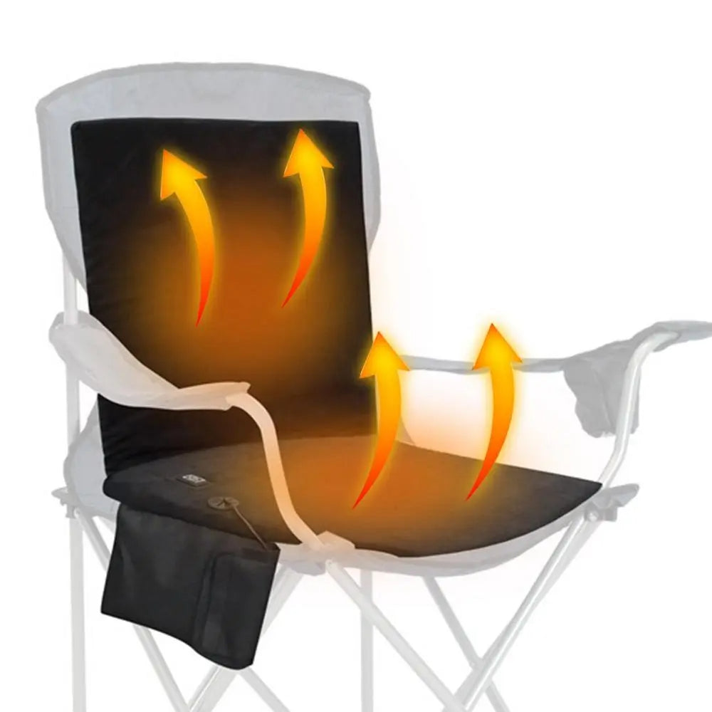 Portable USB Heating Pad with 3-Level Temperature Control for Chairs & Car Seats