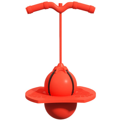 Kids Hopping Ball with Handle 26in Green Frog Jump Toy Indoor Outdoor Coordination Exercise Balance Activity Children Preschool Playtime Gar