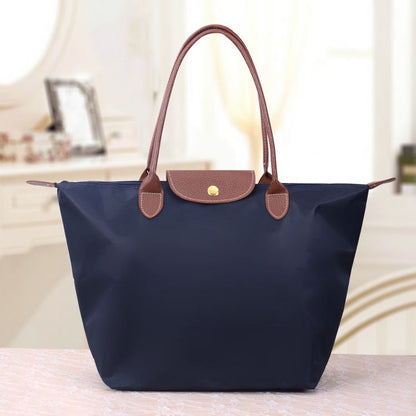 Oxford Cloth Crossbody Shoulder Bag for Women with Foldable Storage and Water-Resistant Fabric