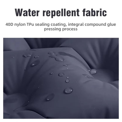 Self-Inflating Double Sleep Pad with Integrated Foot Pump for Two – Insulated Waterproof TPU Camping Mat for Backpacking, Tent Camping &