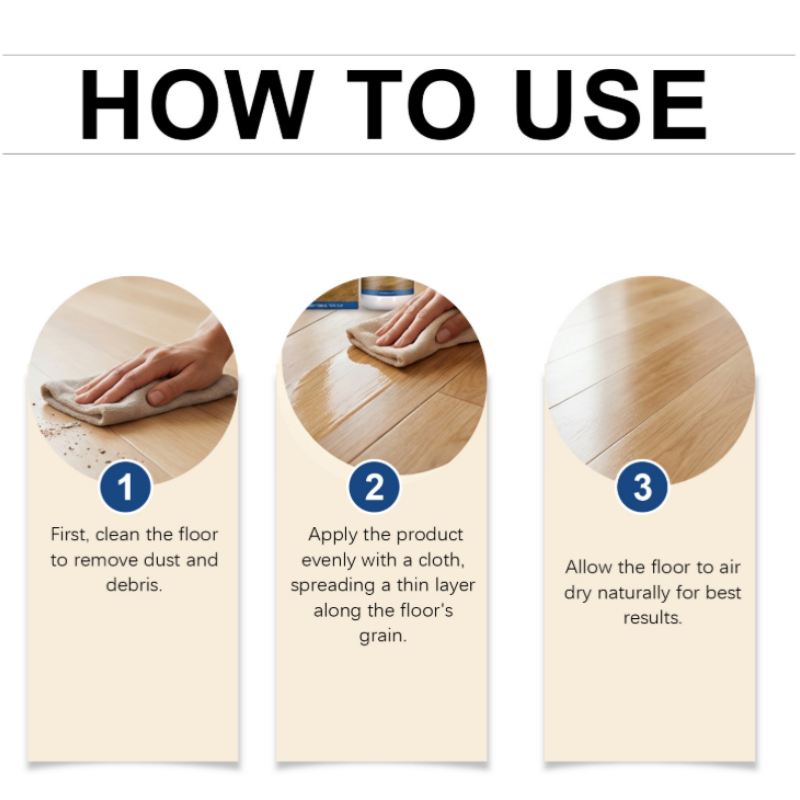 Floor Polish & Restorer Liquid – Revives Shine on Hardwood, Tile & Laminate – Hides Scratches & Renews Color for Living Rooms, Kitchens, Hal