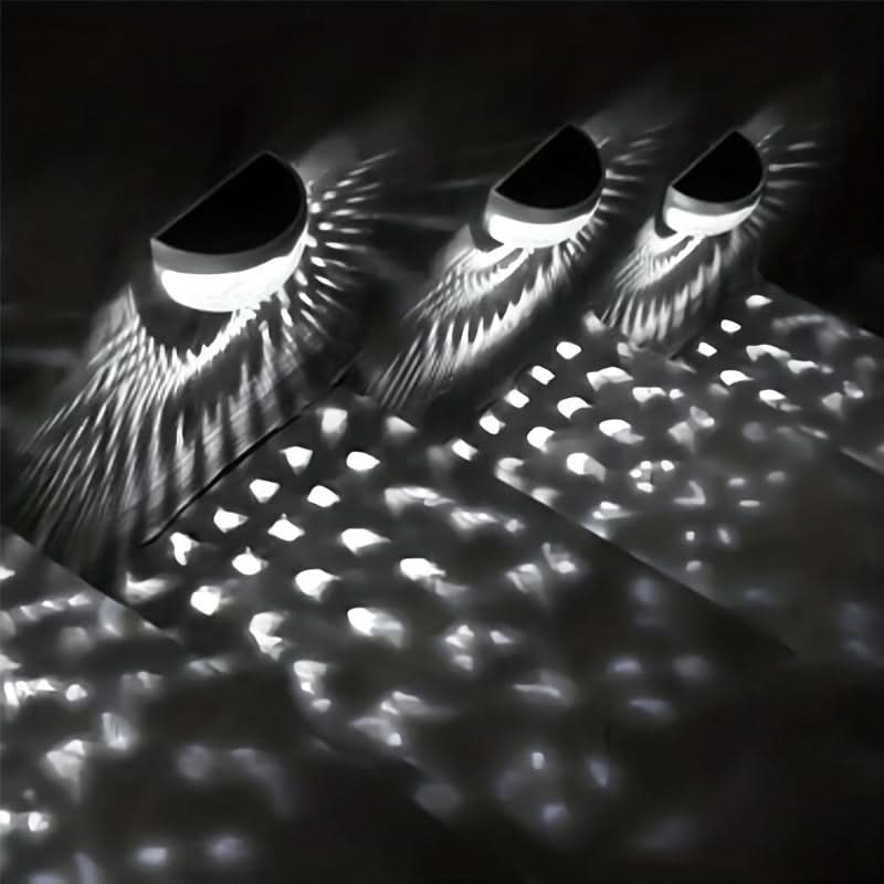 Lunaro - Solar LaceGlow Fence Wall Lights Set