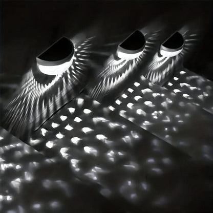 Lunaro - Solar LaceGlow Fence Wall Lights Set