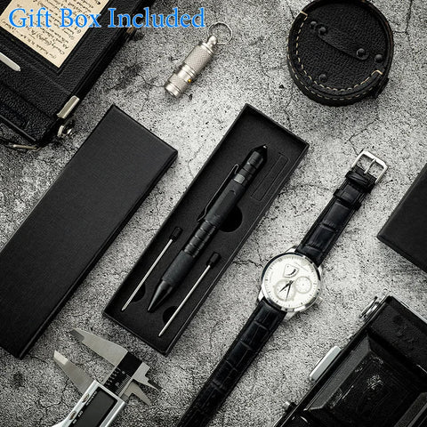 Tactical Pen Aluminum Alloy Tungsten Tip & Whistle