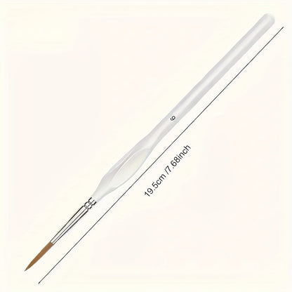 Fine Detail Brush for Painting – Precision Art Brush for Acrylic Oil Watercolor Canvas Work Model Building Miniatures